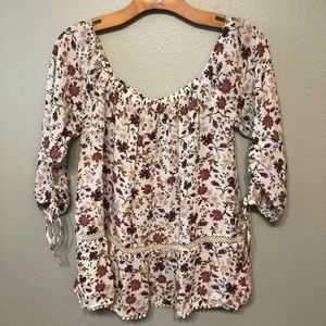 American Eagle Outfitters Floral Print Top
